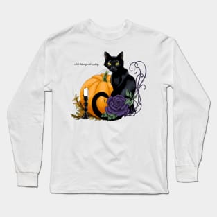 Little Black Cat Long Sleeve T-Shirt